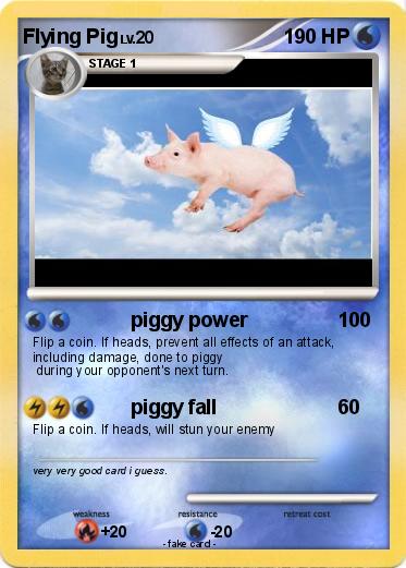 Pokemon Flying Pig