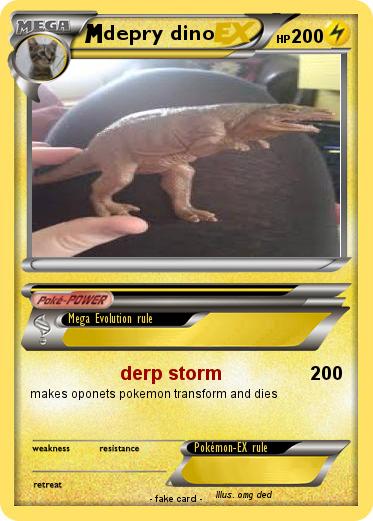 Pokemon depry dino