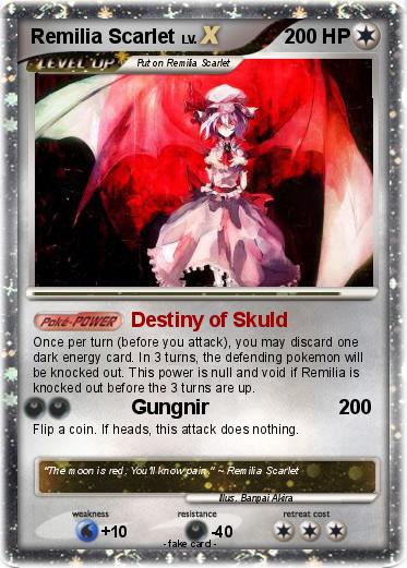 Pokemon Remilia Scarlet