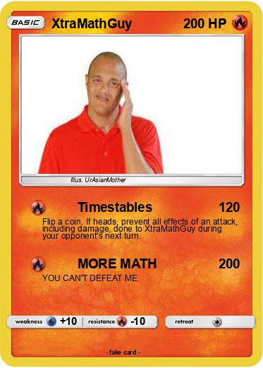 Pokemon XtraMathGuy