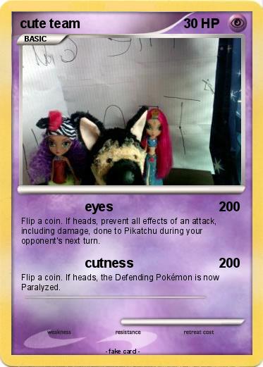 Pokemon cute team