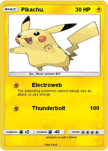Pokemon Pikachu.