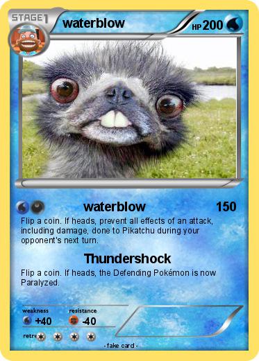 Pokemon waterblow