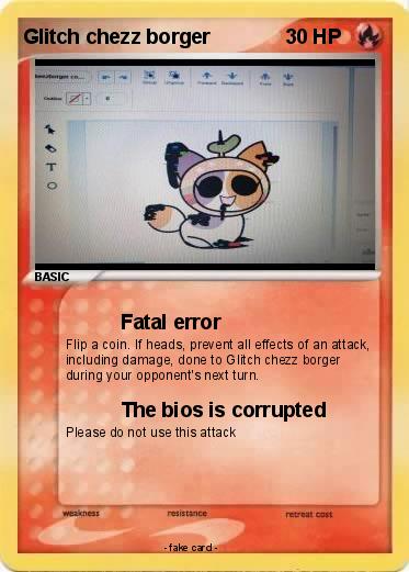 Pokemon Glitch chezz borger