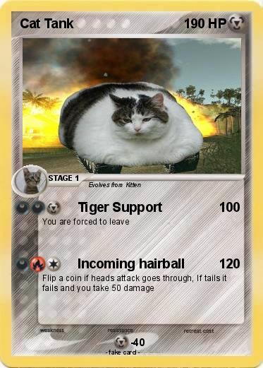 Pokemon Cat Tank