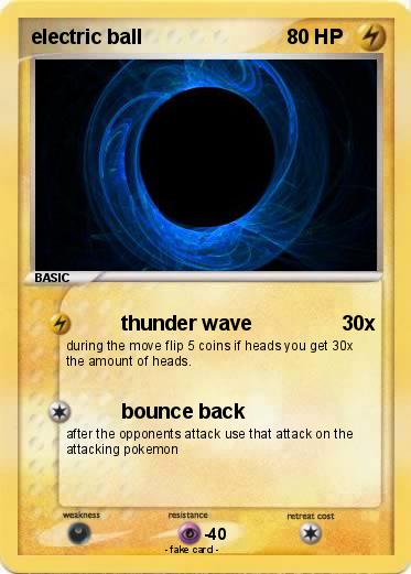 Pokemon electric ball