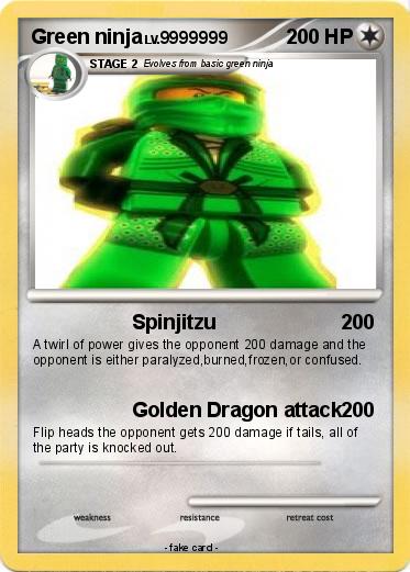 Pokemon Green ninja