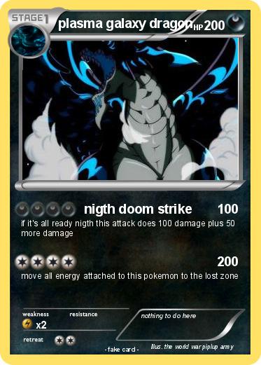 Pokemon plasma galaxy dragon