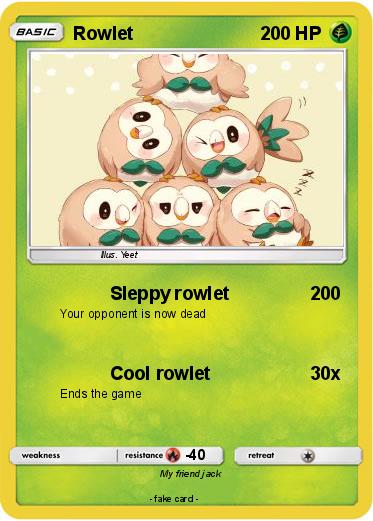 Pokemon Rowlet