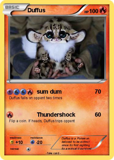 Pokemon Duffus
