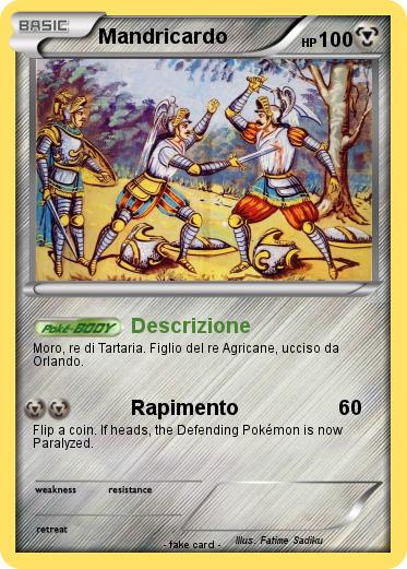 Pokemon Mandricardo