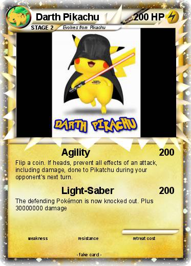 Pokemon Darth Pikachu