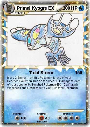 Pokemon Primal Kyogre EX