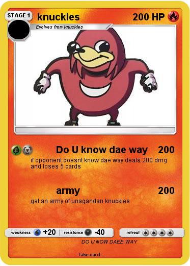 Pokemon knuckles