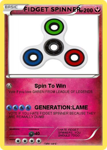 Pokemon FIDGET SPINNER