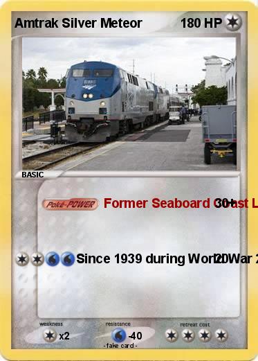 Pokemon Amtrak Silver Meteor