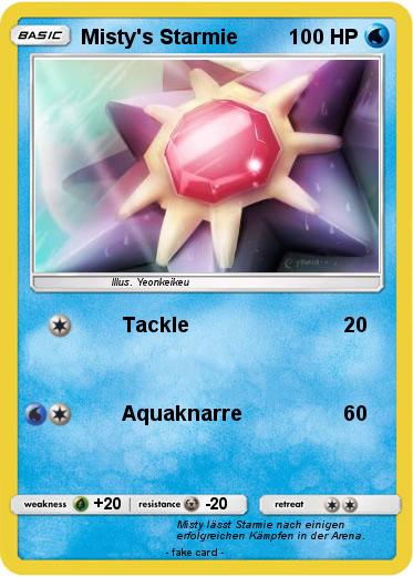 Pokemon Misty's Starmie