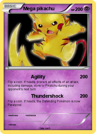 Pokemon Mega pikachu