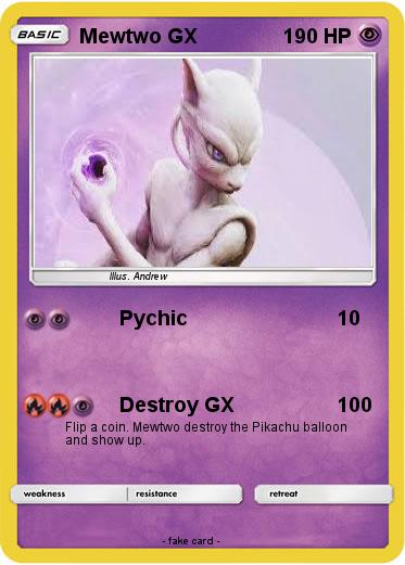 Pokemon Mewtwo GX