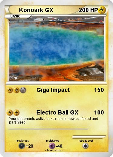Pokemon Konoark GX