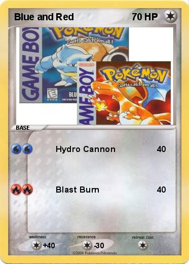 Pokemon Blue and Red