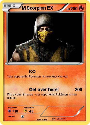 Pokemon M Scorpion EX