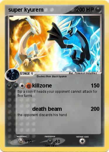 Pokemon super kyurem
