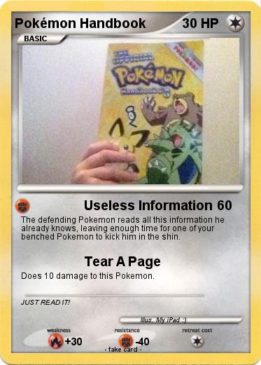 Pokemon Pokémon Handbook