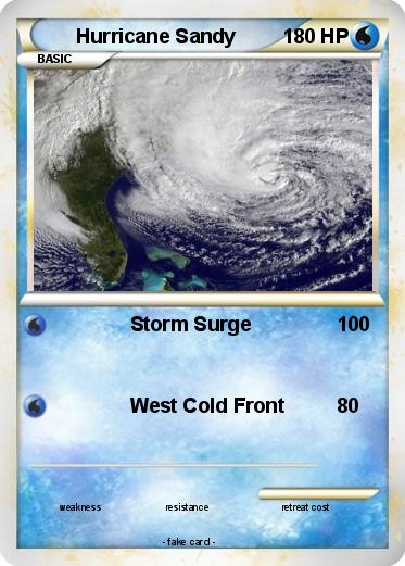 Pokemon Hurricane Sandy