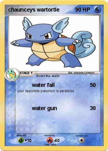 Pokemon chaunceys wartortle