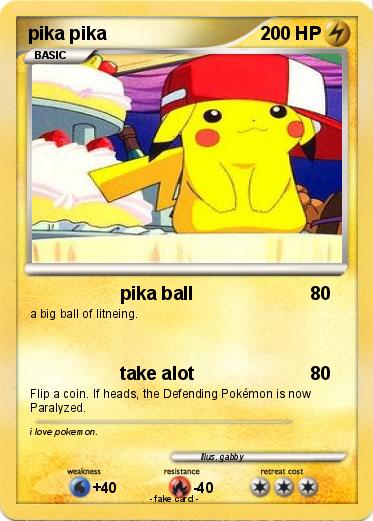 Pokemon pika pika
