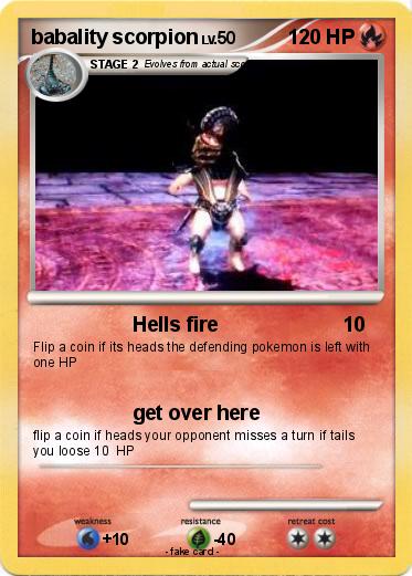 Pokemon babality scorpion
