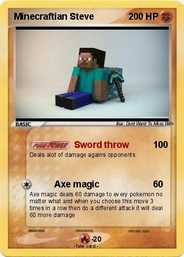 Pokemon Minecraftian Steve