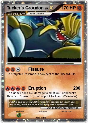 Pokemon Tucker's Groudon