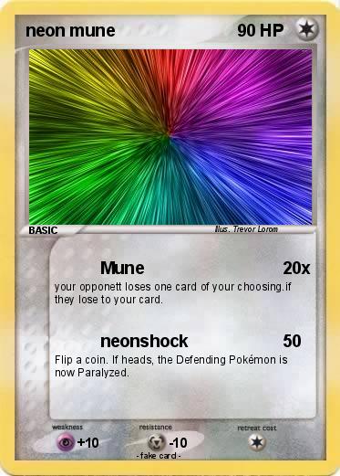 Pokemon neon mune