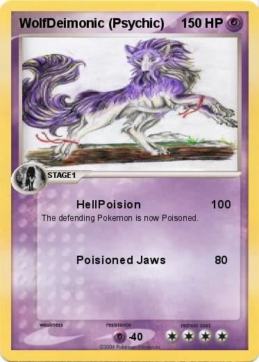 Pokemon WolfDeimonic (Psychic)
