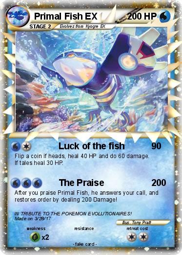 Pokemon Primal Fish EX