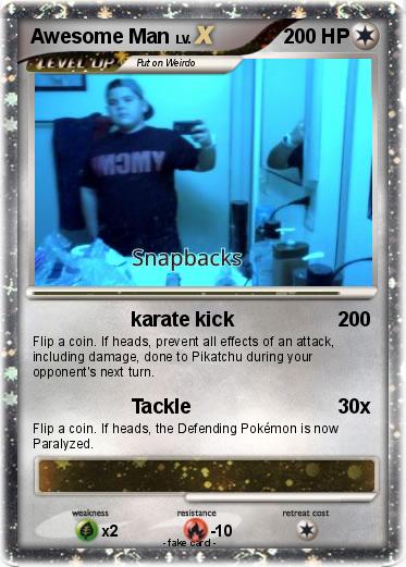 Pokemon Awesome Man