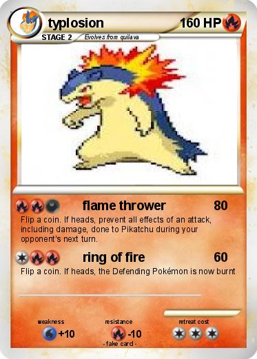 Pokemon typlosion