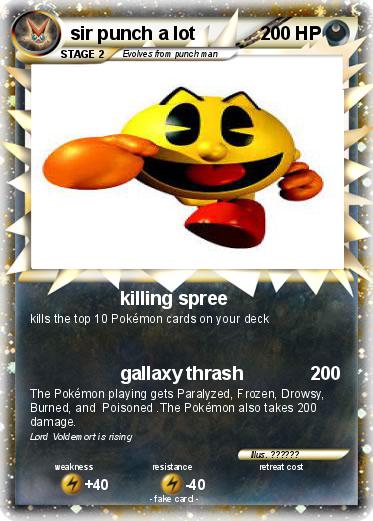 Pokemon sir punch a lot