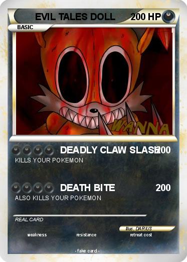 Pokemon EVIL TALES DOLL