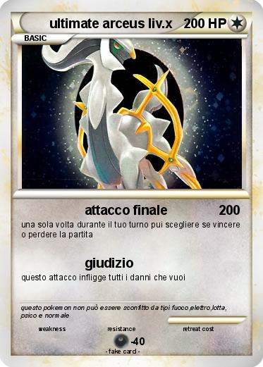 Pokemon ultimate arceus liv.x