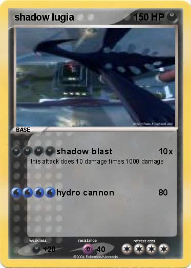 Pokemon shadow lugia