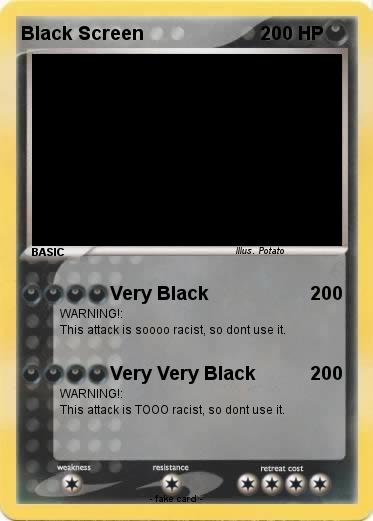 Pokemon Black Screen