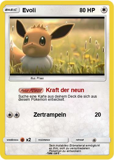 Pokemon Evoli