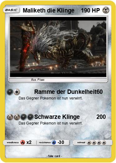 Pokemon Maliketh die Klinge