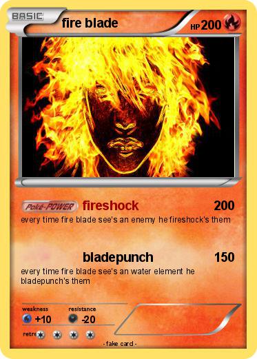 Pokemon fire blade