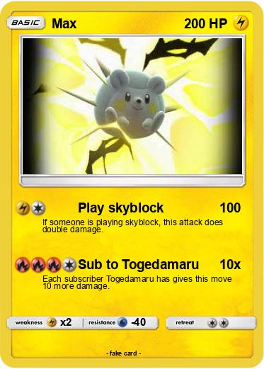 Pokemon Max