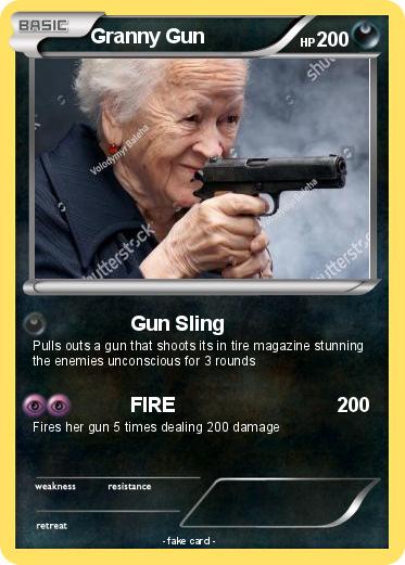 Pokemon Granny Gun