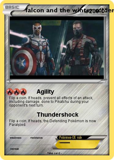 Pokemon falcon and the winter solder